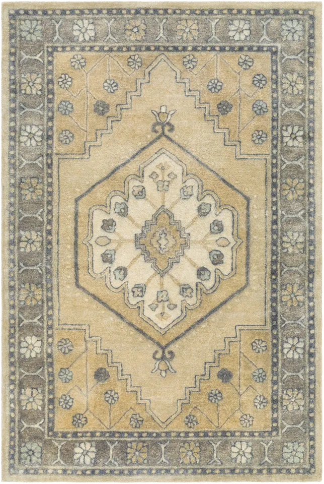 Malatya Beige Indoor 2' x 3' Handmade Rug