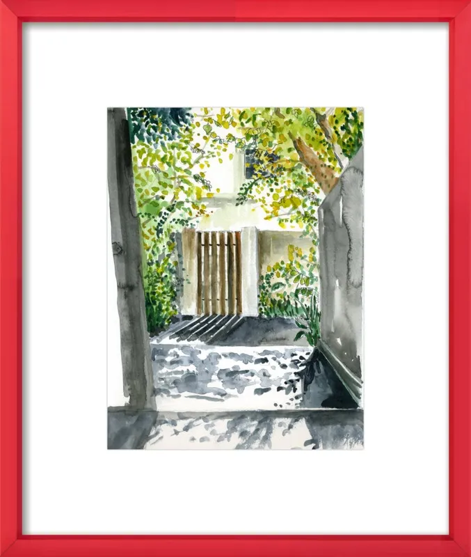 Garden Gate by Miri Eshet for Artfully Walls