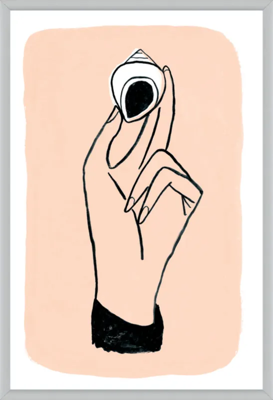 My Hand is My Face by Michael Doyle - Apartment On Belmont for Artfully Walls