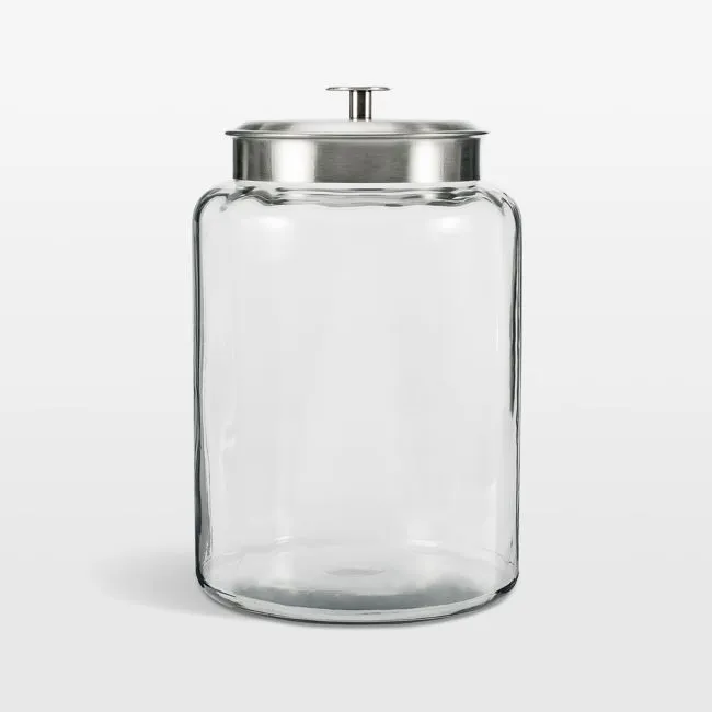 Anchor Hocking 2.5-Gallon Montana Glass Jar with Brushed Aluminum Lid