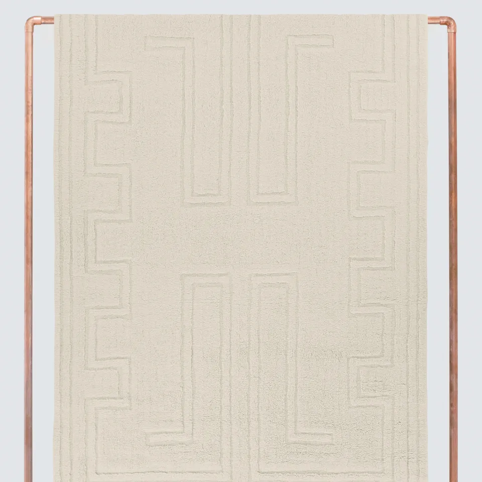 The Citizenry Padma Washable Area Rug | 6'x9' | Ecru