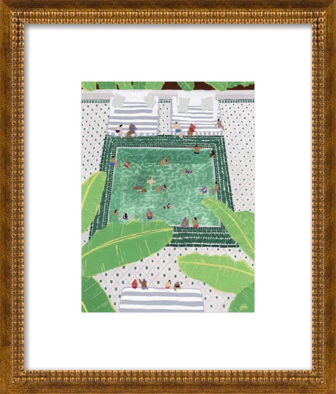 Green Riad by Joanne Ho for Artfully Walls