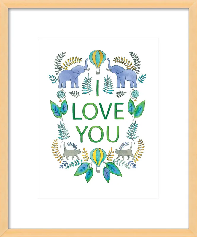 I Love You by Rachel Rogers for Artfully Walls