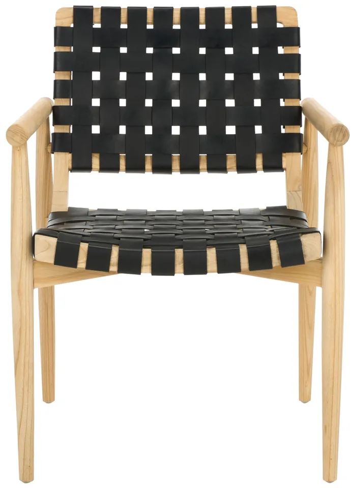 Dionne Accent Chair - Black / Natural