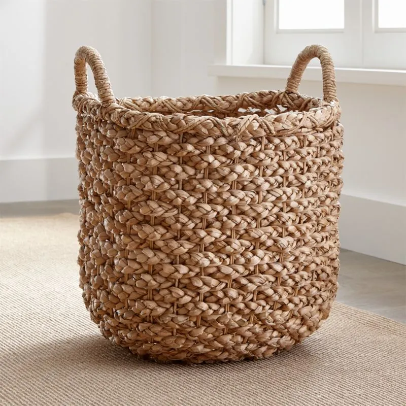 Emlyn Small Woven Blanket Basket