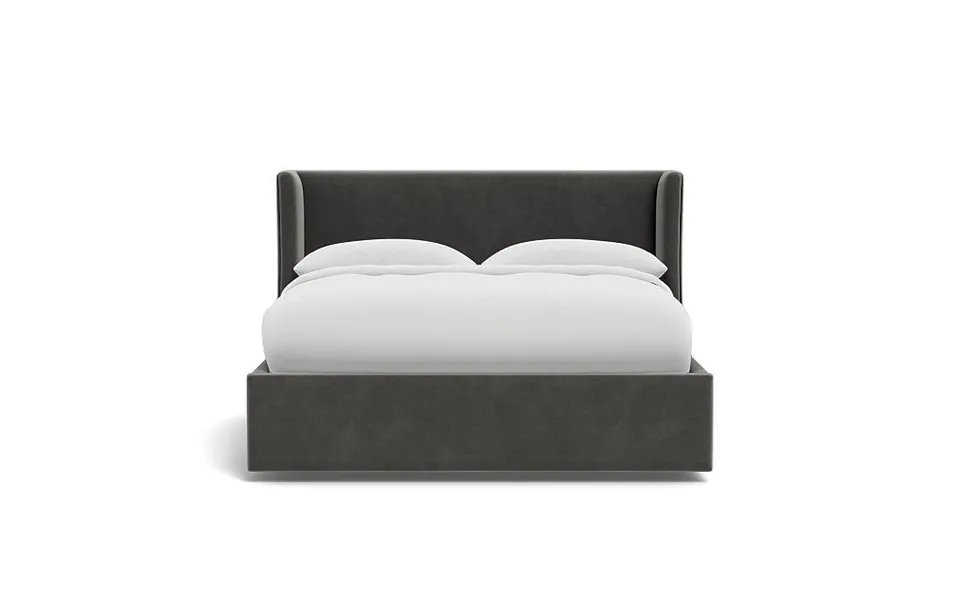Graham Upholstered Bed with Contrast Piping and Storage Option