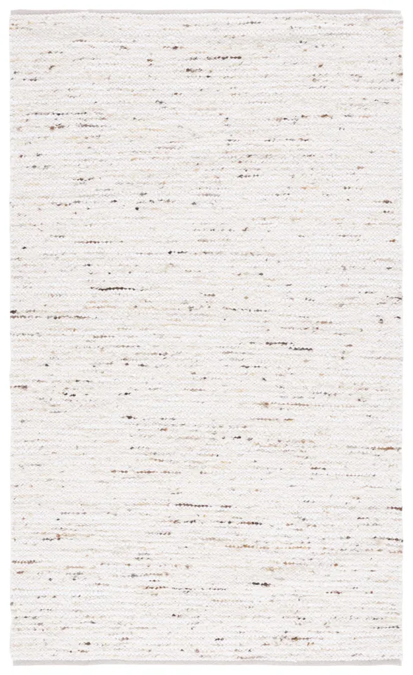 Safavieh Couture Natura Collection Flat Weave Area Rug, Ivory / Gold, 4' x 6'