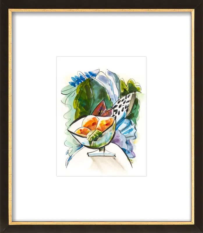 Still life with oranges by Becky Aubry for Artfully Walls