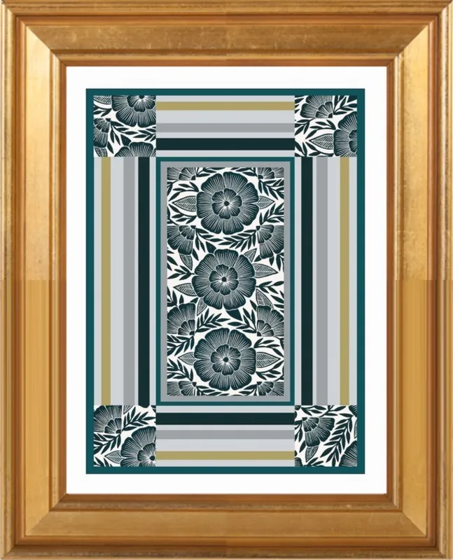 Botanical Frame 1 by Katharine Watson for Artfully Walls