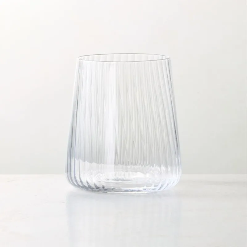 Neat Optic Double Old-Fashioned Glass