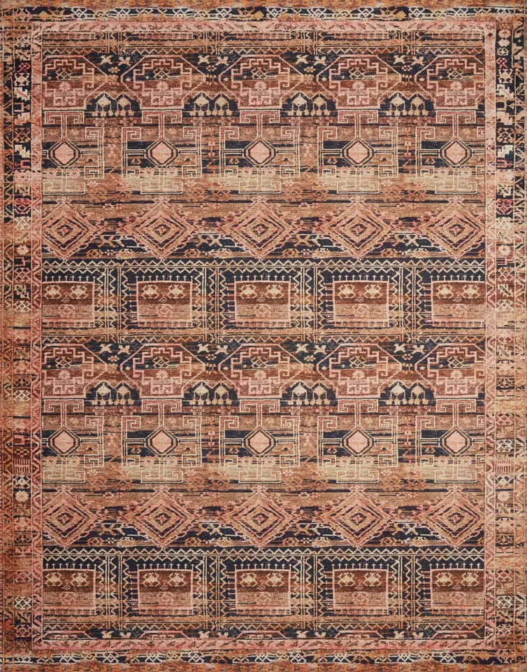 Loloi Layla Mocha / Blush 7'-6" x 9'-6"