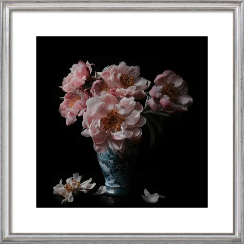 Pink Peonies  by Lucy Snowe for Artfully Walls