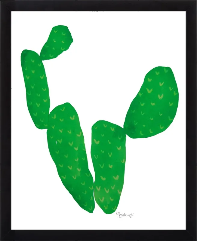 Green Cacti by Kate Roebuck for Artfully Walls