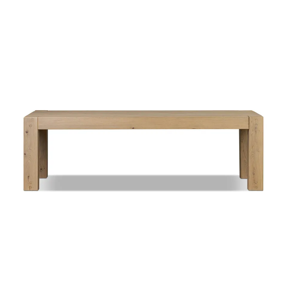 Emmer Dining Table - Aged Smoked Oak