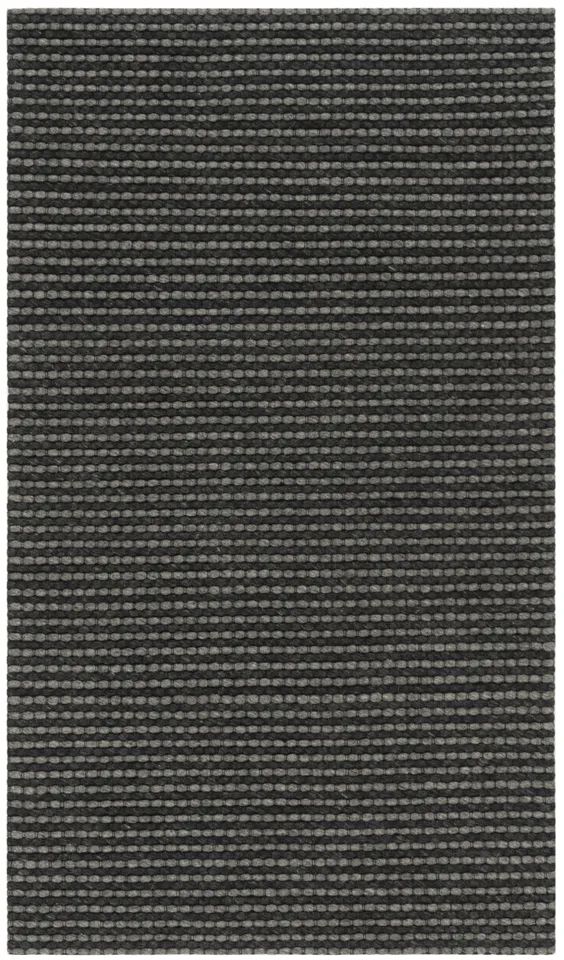 Arlo Home Hand Woven Area Rug, NAT801D, Grey/Black,  3' X 5'