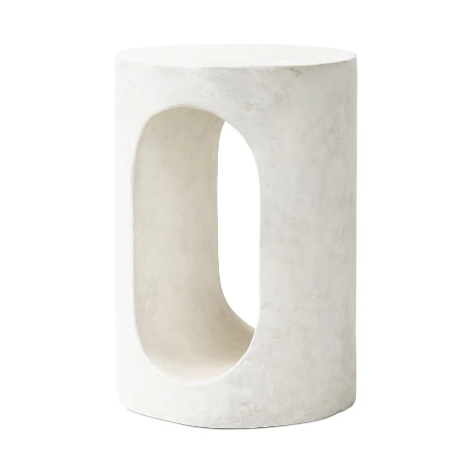 Samson End Table - Textured Lunar Concrete