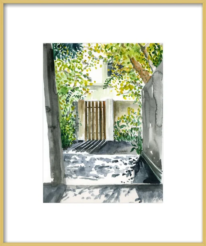 Garden Gate by Miri Eshet for Artfully Walls