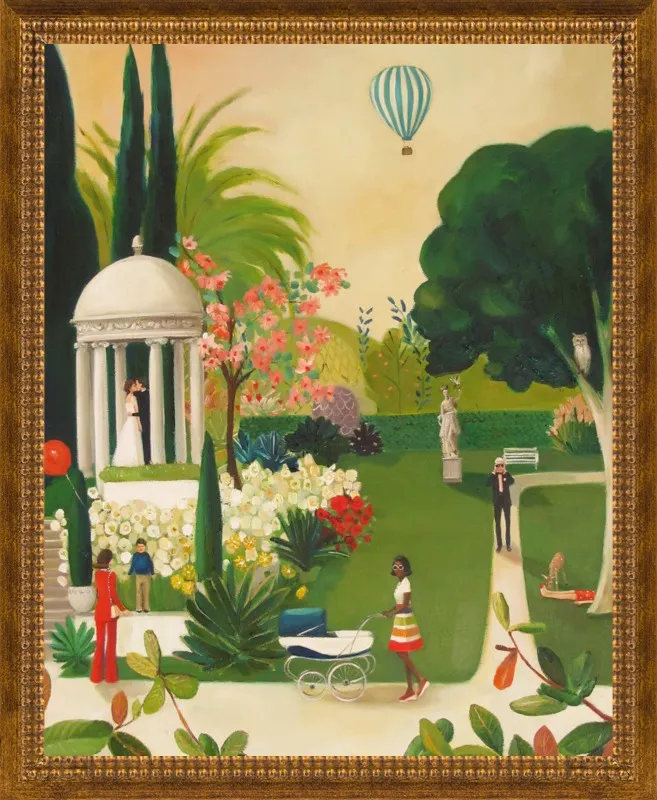 A Fainting in the Botanical Gardens by Janet Hill for Artfully Walls