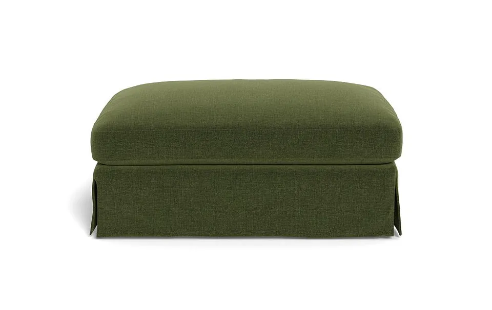 Maxwell Slipcovered Ottoman by Apartment Therapy