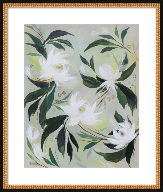 White Gardenia by Rachel Roe for Artfully Walls