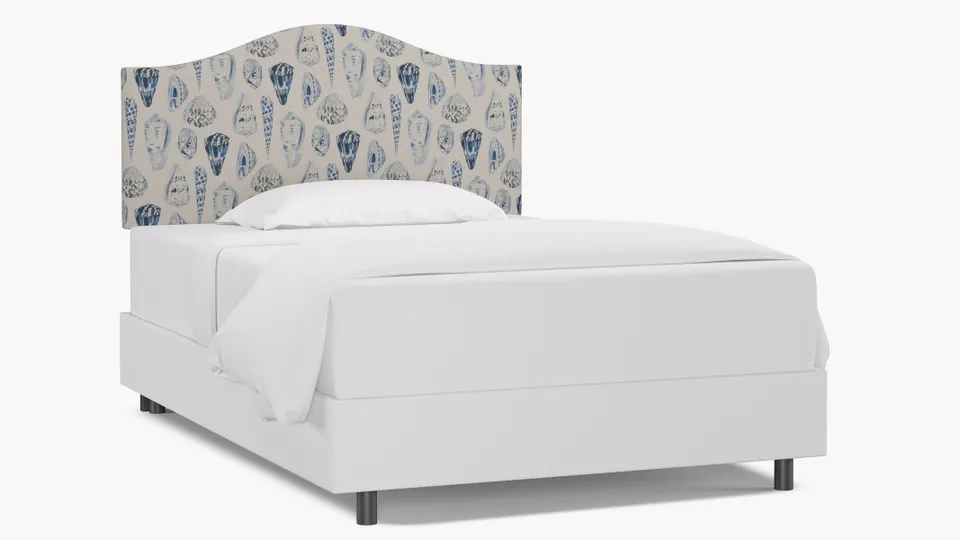 Camelback Headboard, Porcelain Coquina, Full