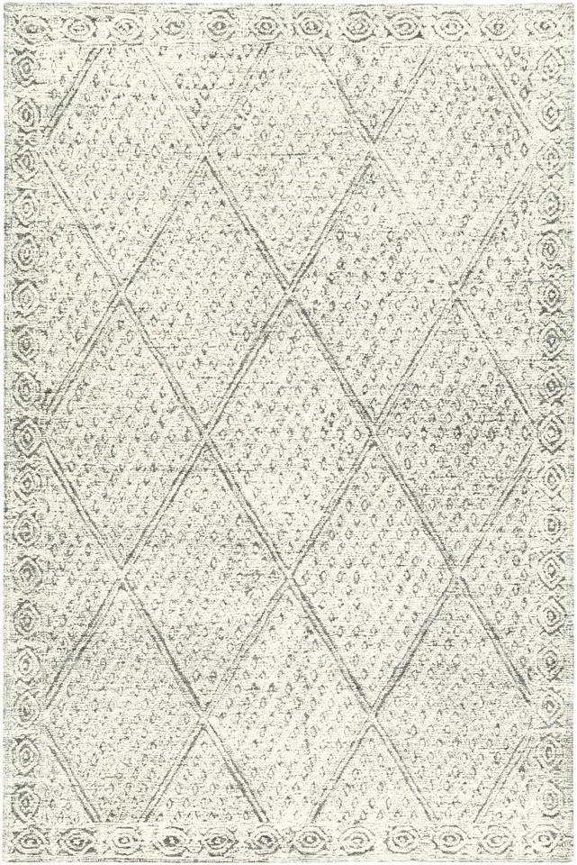 Louvre Blue Indoor 2' x 3' Handmade Rug