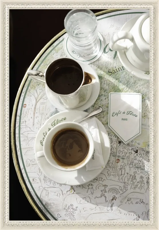 Chocolat chaud au Café de Flore by Lauren & Annael Tolila for Artfully Walls