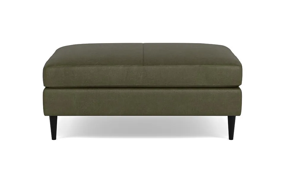 Sloan Leather Ottoman