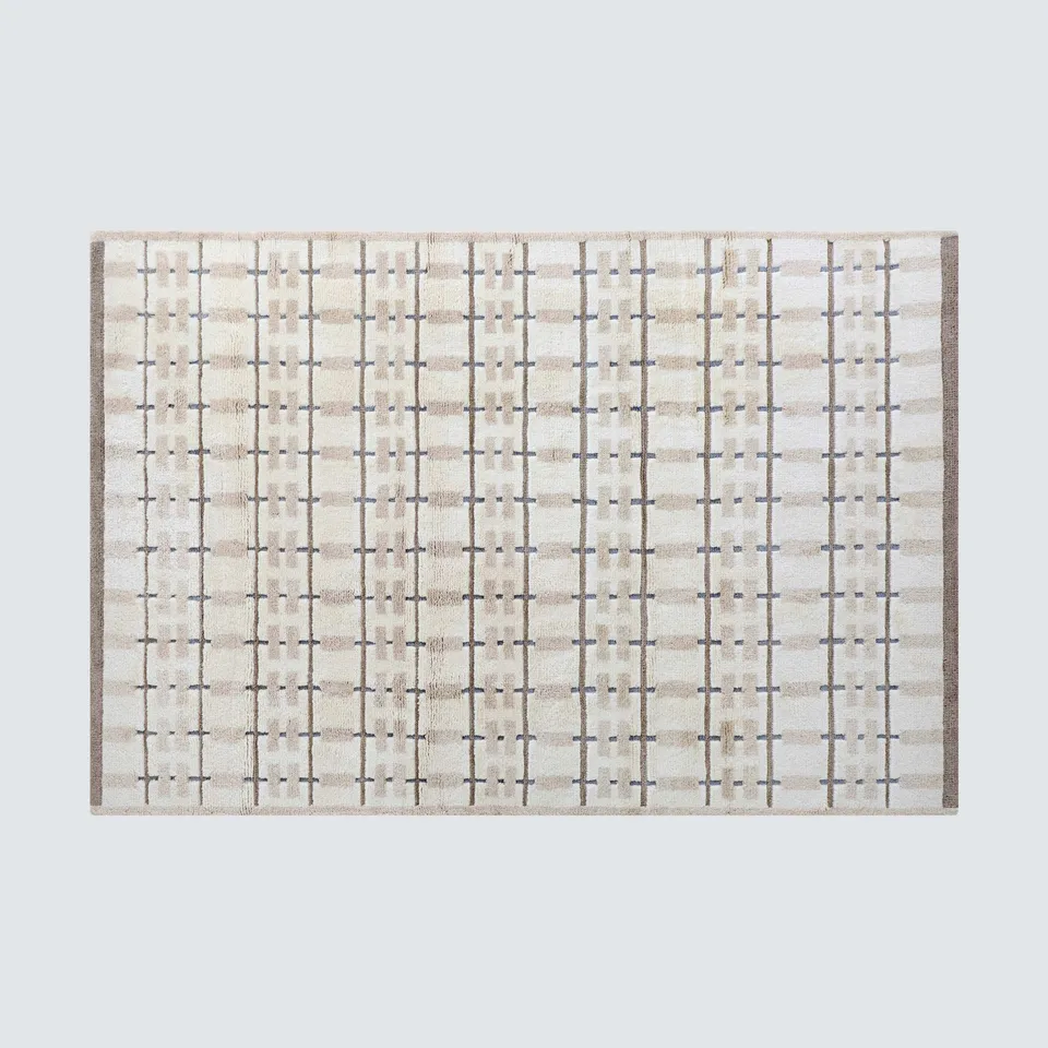 The Citizenry Mila Hand-Knotted Area Rug | 8' x 10' | Blue