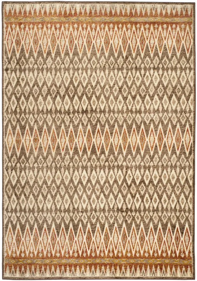 Arlo Home Woven Area Rug, PAR146-640, Taupe/Cream,  8' X 11' 2"