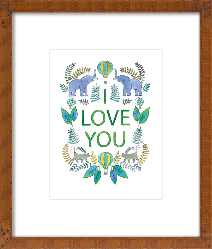 I Love You by Rachel Rogers for Artfully Walls