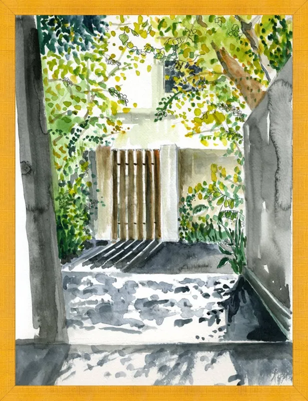 Garden Gate by Miri Eshet for Artfully Walls