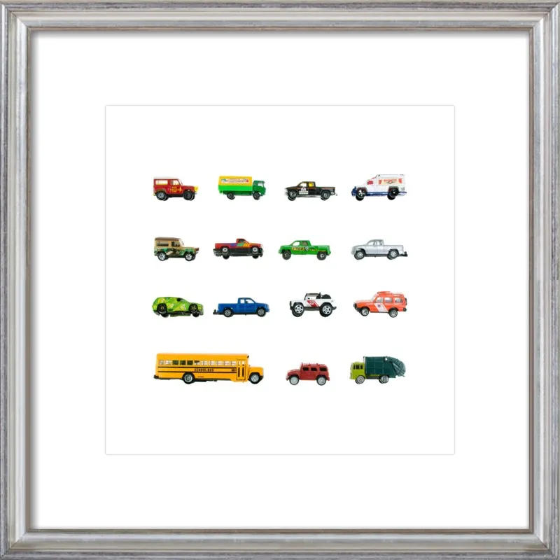 Vintage Toy Trucks by Jennifer Steen Booher for Artfully Walls