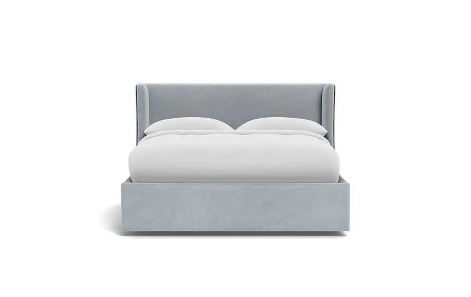 Graham Upholstered Bed with Contrast Piping and Storage Option