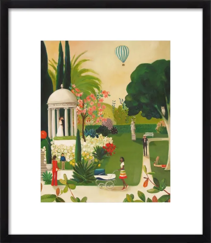 A Fainting in the Botanical Gardens by Janet Hill for Artfully Walls