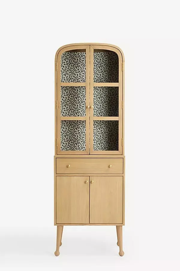 Moretti 26" Oak Display Hutch