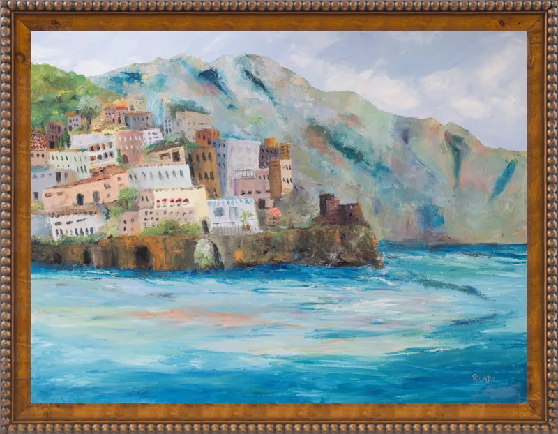 Amalfi Coast by Renee A Ortiz for Artfully Walls