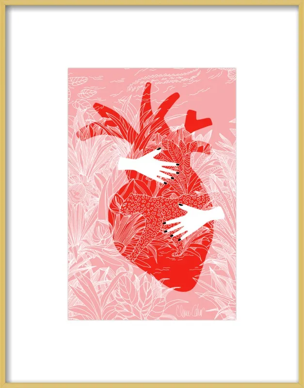 REFUGE ROSE by Claire Colin for Artfully Walls