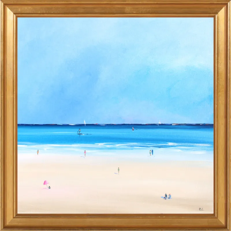 Smooth Ocean Sale by Caroline Chriss  for Artfully Walls
