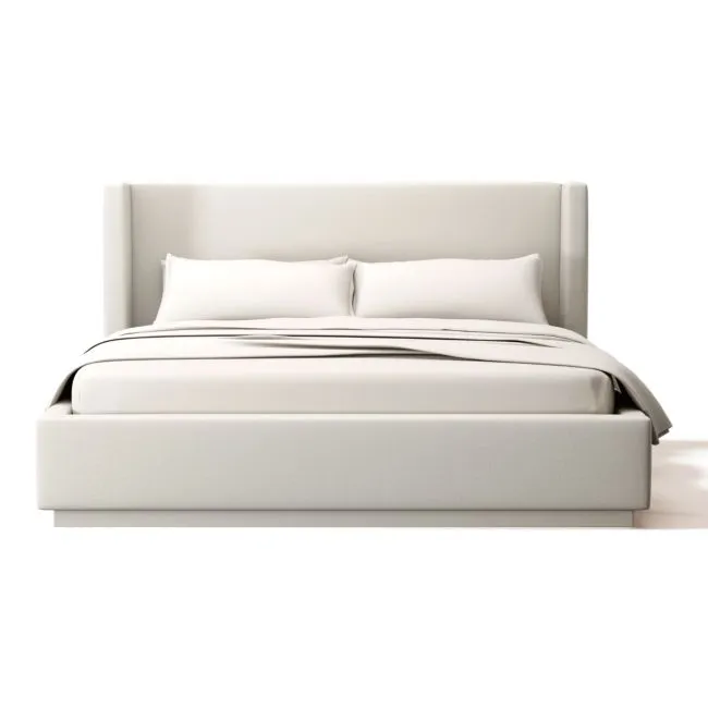 Russell King Bed Camila Oyster