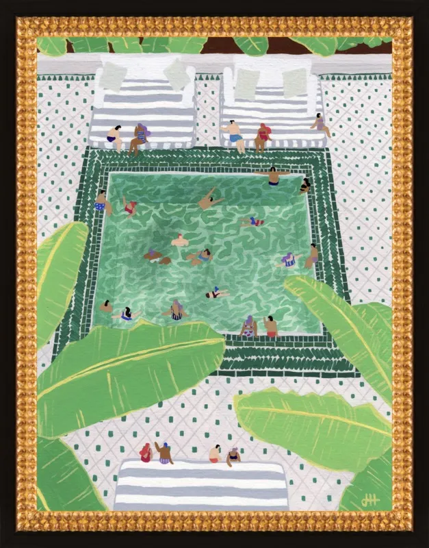 Green Riad by Joanne Ho for Artfully Walls