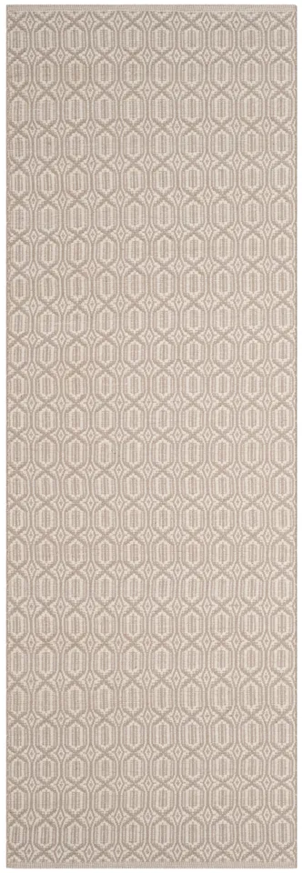 Arlo Home Hand Woven Area Rug, MTK333A, Ivory/Grey,  2' 3" X 8'