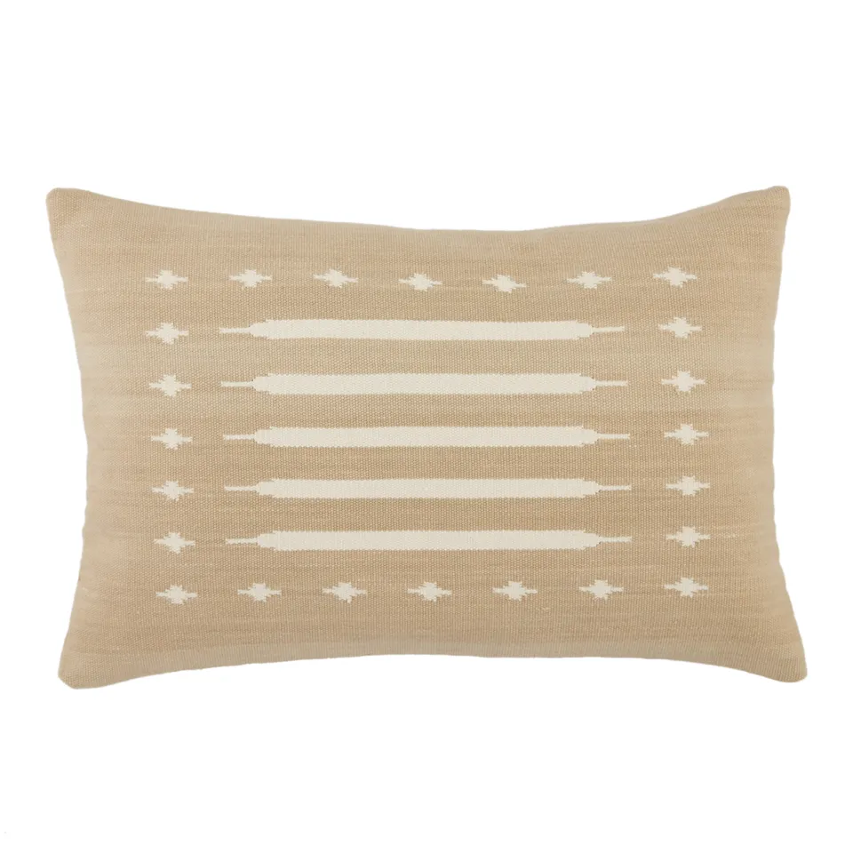 Design (US) Taupe Cream 16"X24" Pillow