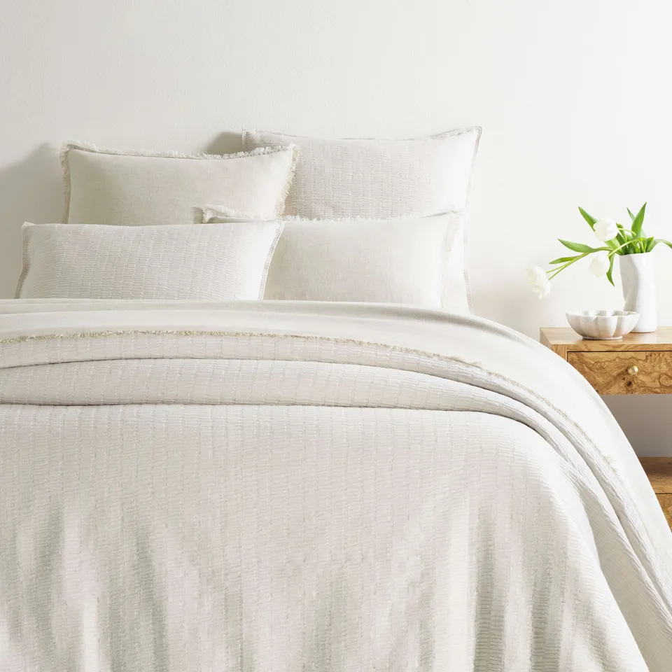 Roark Plaster Matelasse Coverlet