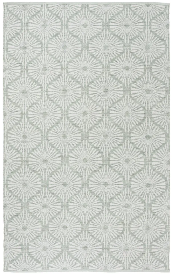 Arlo Home Hand Woven Area Rug, MTK606G, Light Green/Ivory,  5' X 8'