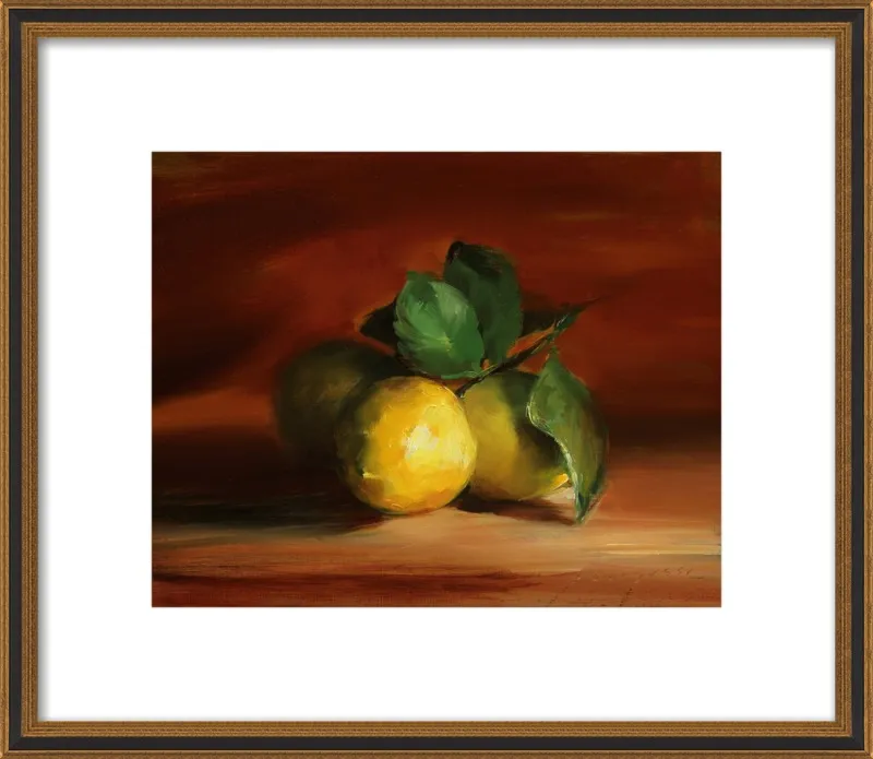 Lemons In Quiet Light by Georgesse Gomez for Artfully Walls