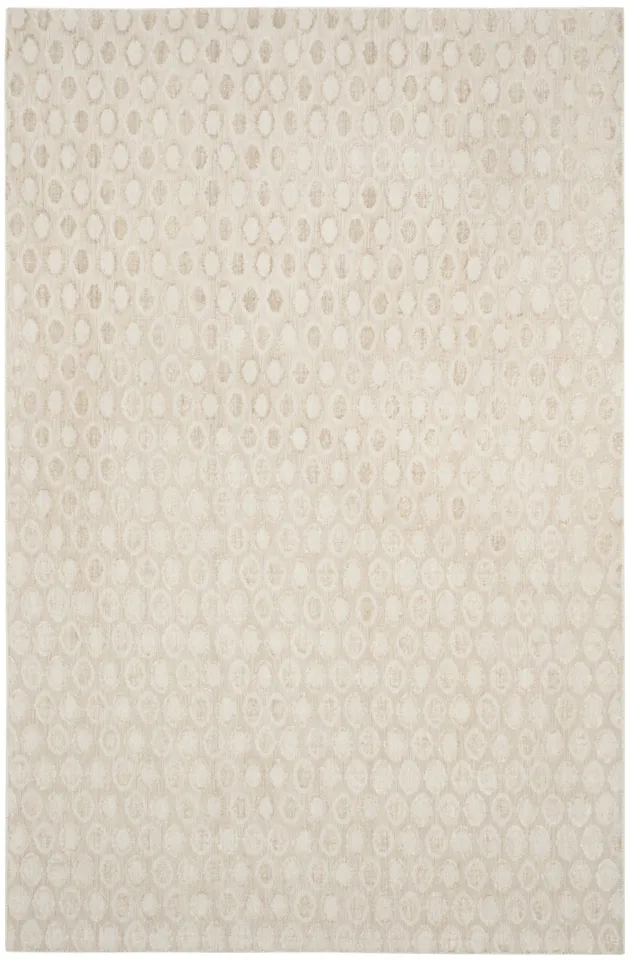 Arlo Home Hand Loomed Area Rug, MIR856A, Beige,  6' X 9'