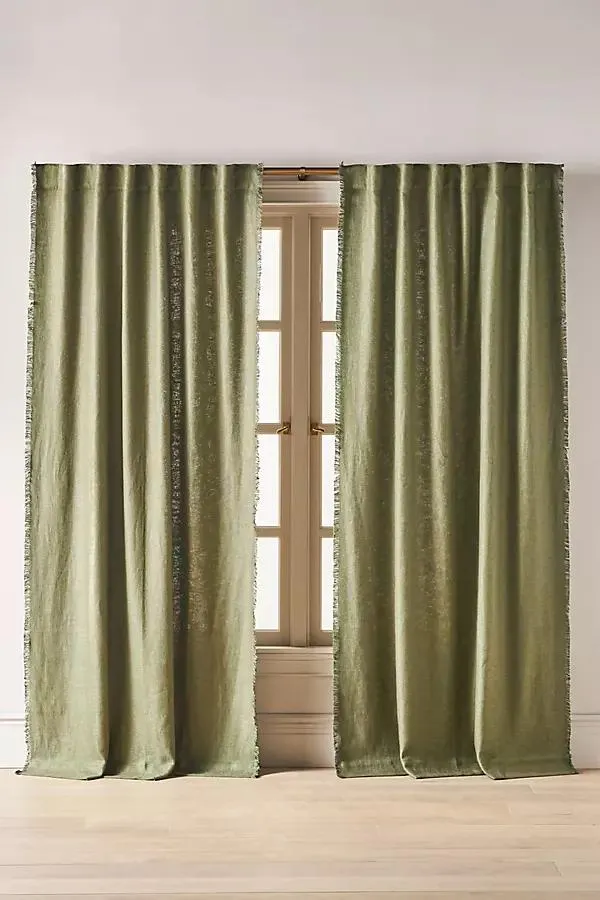 Luxe Linen Blend Woven Curtain