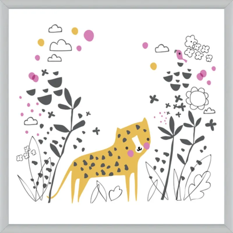 Little jungle leopard by Lizzie Mackay for Artfully Walls