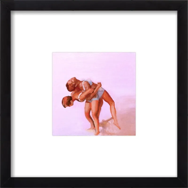 wrestling by Mary Sinner for Artfully Walls